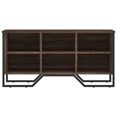 vidaXL Shoe Cabinet Brown Oak 90x38x45.5 cm Engineered Wood 4