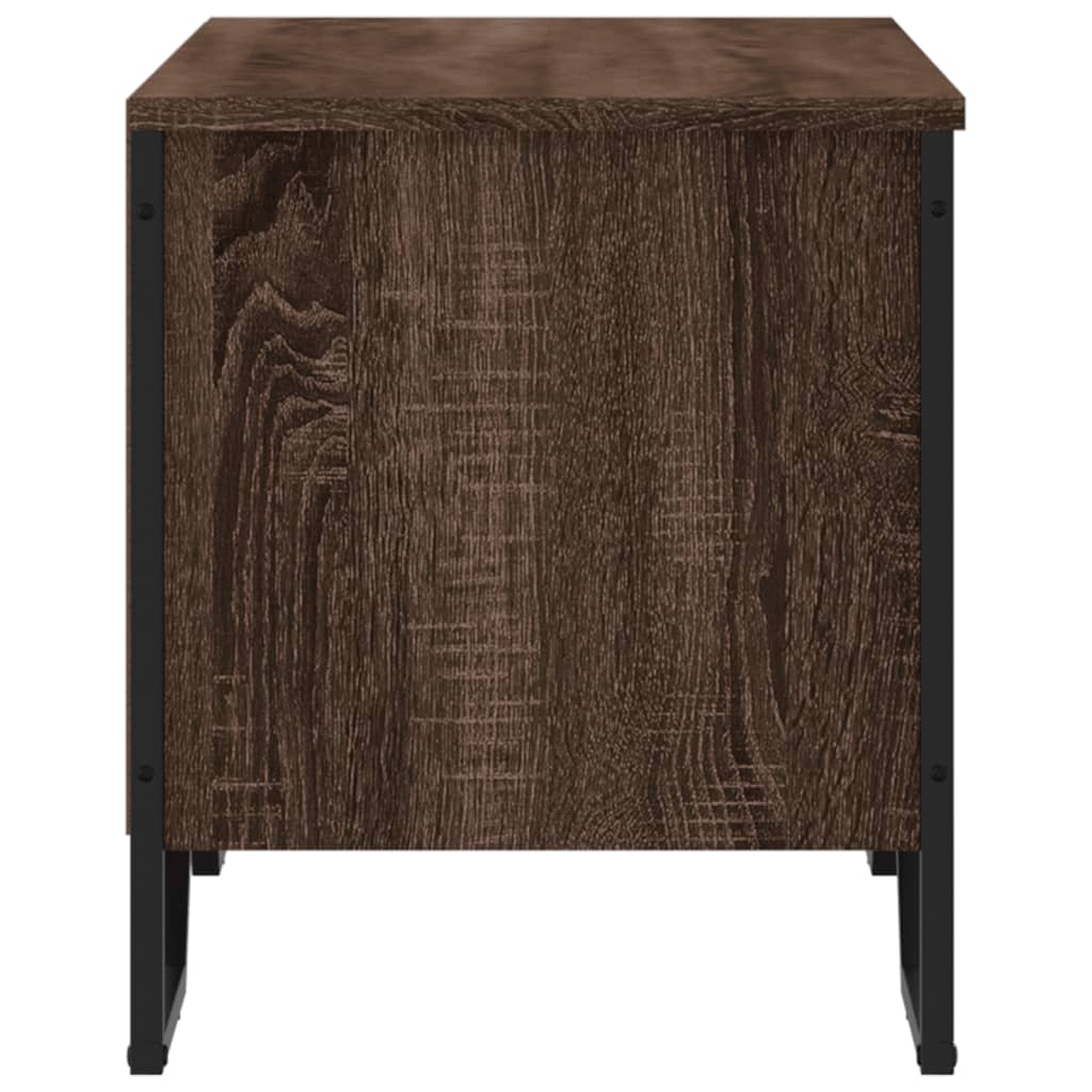 vidaXL Shoe Cabinet Brown Oak 90x38x45.5 cm Engineered Wood 5