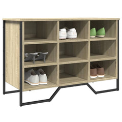 Shoe Cabinet Engineered Wood in Sonoma Oak