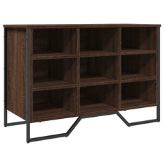 vidaXL Shoe Cabinet Brown Oak 90x38x61.5 cm Engineered Wood 2
