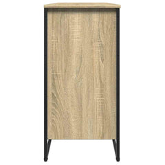 vidaXL Shoe Cabinet Sonoma Oak 80x38x78 cm Engineered Wood 5