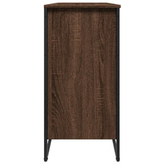 vidaXL Shoe Cabinet Brown Oak 80x38x78 cm Engineered Wood 5