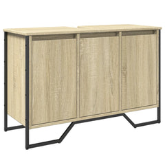 vidaXL Bathroom Sink Cabinet Sonoma Oak 91x35x60 cm Engineered Wood 2