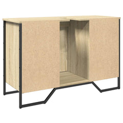 vidaXL Bathroom Sink Cabinet Sonoma Oak 91x35x60 cm Engineered Wood 6