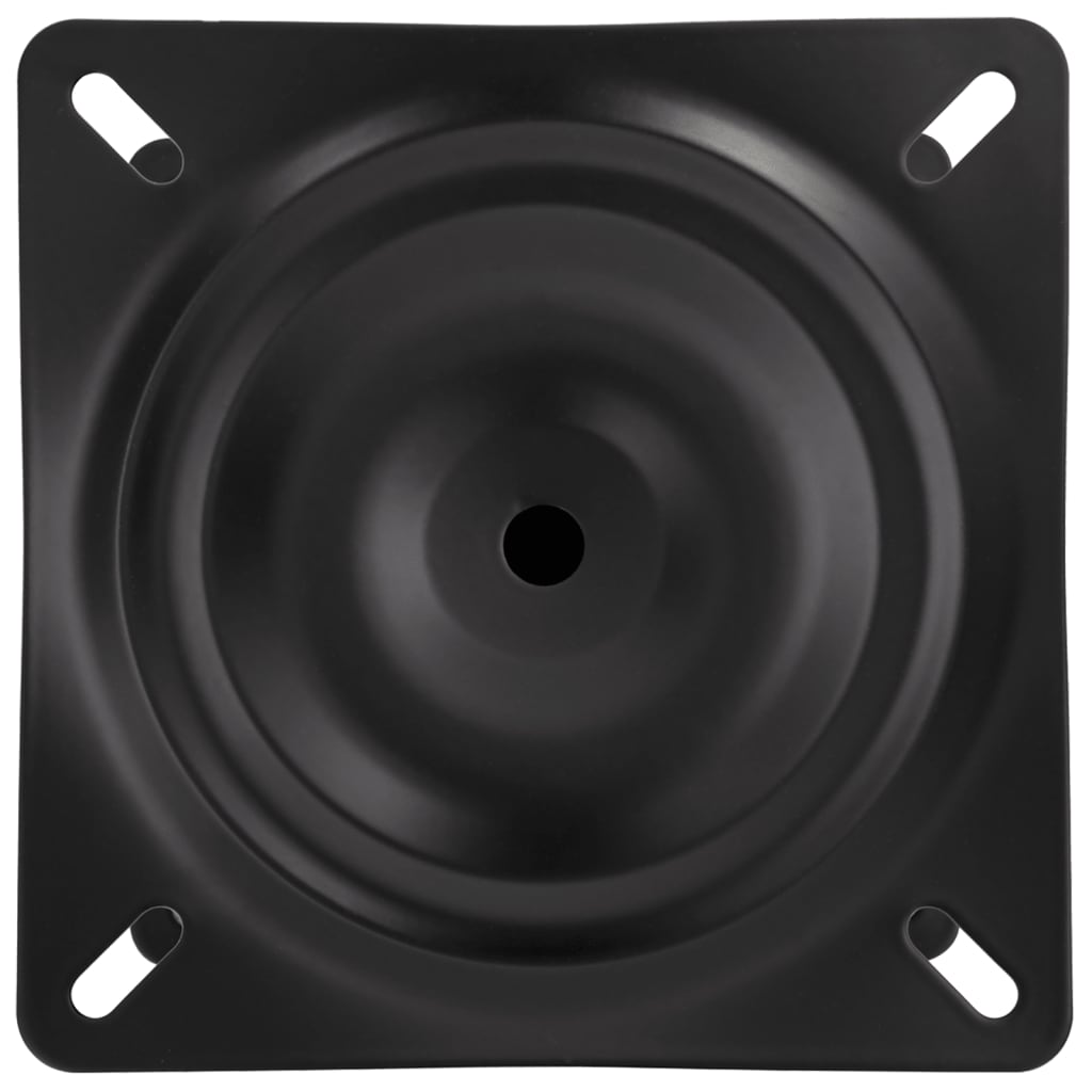 vidaXL Boat Seat Pedestal Black 33 cm Steel 6