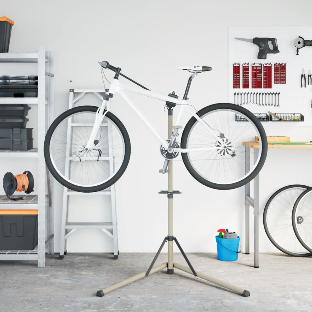 vidaXL Bike Repair Stand Foldable Adjustable 102-160 cm Aluminium 3