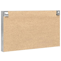 vidaXL Vitrine Cabinet Concrete Grey 100x8.5x58 cm Engineered Wood 6