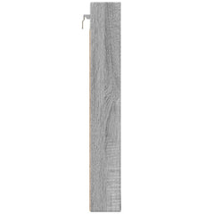 vidaXL Vitrine Cabinet Grey Sonoma 100x8.5x58 cm Engineered Wood 5