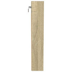 vidaXL Vitrine Cabinet Sonoma Oak 100x8.5x50 cm Engineered Wood 5