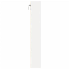 vidaXL Vitrine Cabinet White 60x8.5x58 cm Engineered Wood 5