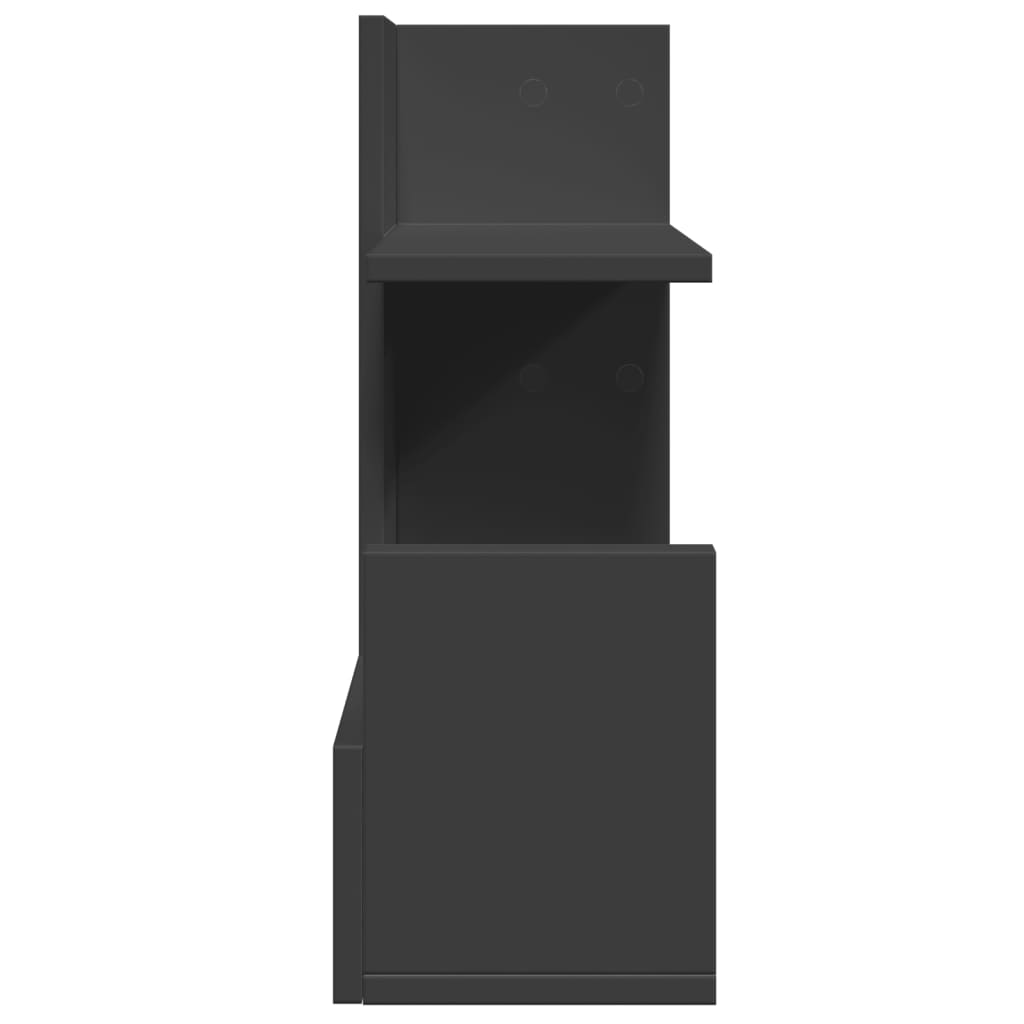 vidaXL Desk Organiser Black 49x20x52.5 cm Engineered wood 5