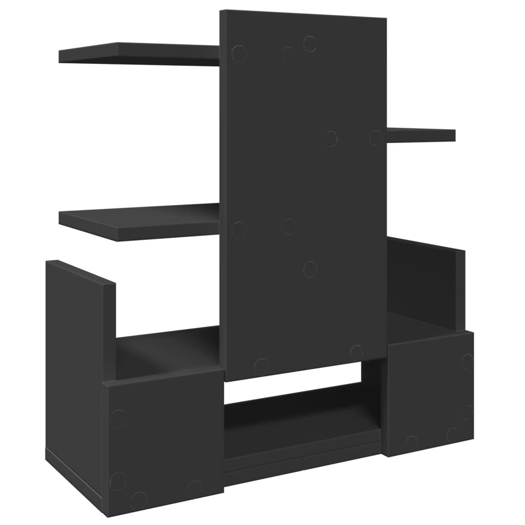 vidaXL Desk Organiser Black 49x20x52.5 cm Engineered wood 6