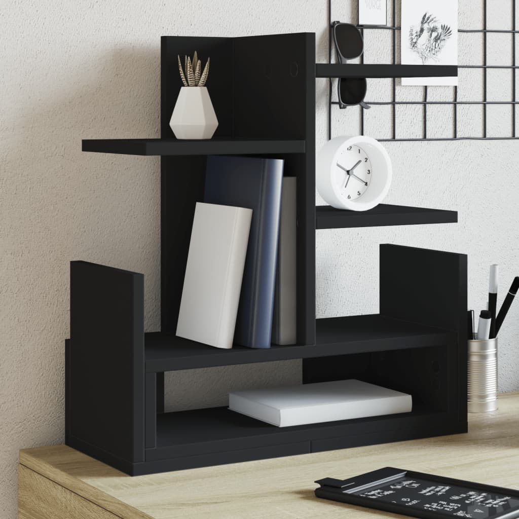 vidaXL Desk Organiser Black 49x20x52.5 cm Engineered wood 1