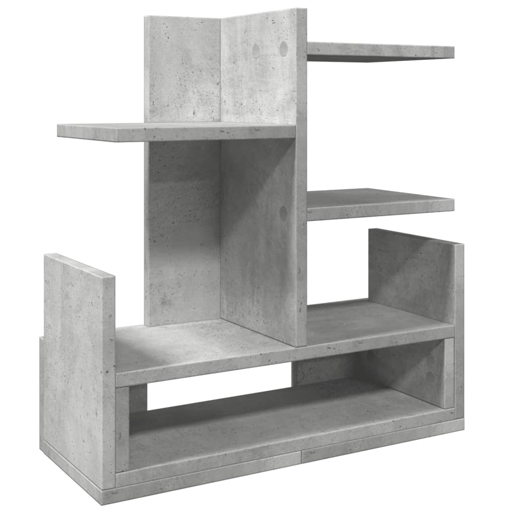 vidaXL Desk Organiser Concrete Grey 49x20x52.5 cm Engineered wood 2
