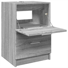 vidaXL Sink Cabinet Grey Sonoma 40x37x59 cm Engineered Wood 5
