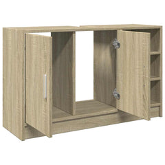 vidaXL Sink Cabinet Sonoma Oak 90x29x55 cm Engineered Wood 5