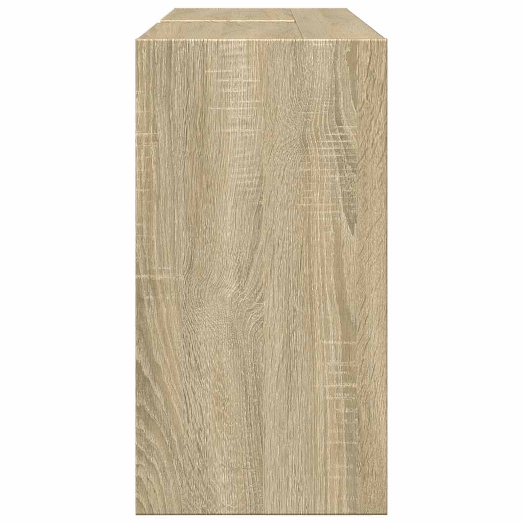 vidaXL Sink Cabinet Sonoma Oak 90x29x55 cm Engineered Wood 6