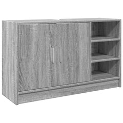 vidaXL Sink Cabinet Grey Sonoma 90x29x55 cm Engineered Wood 2
