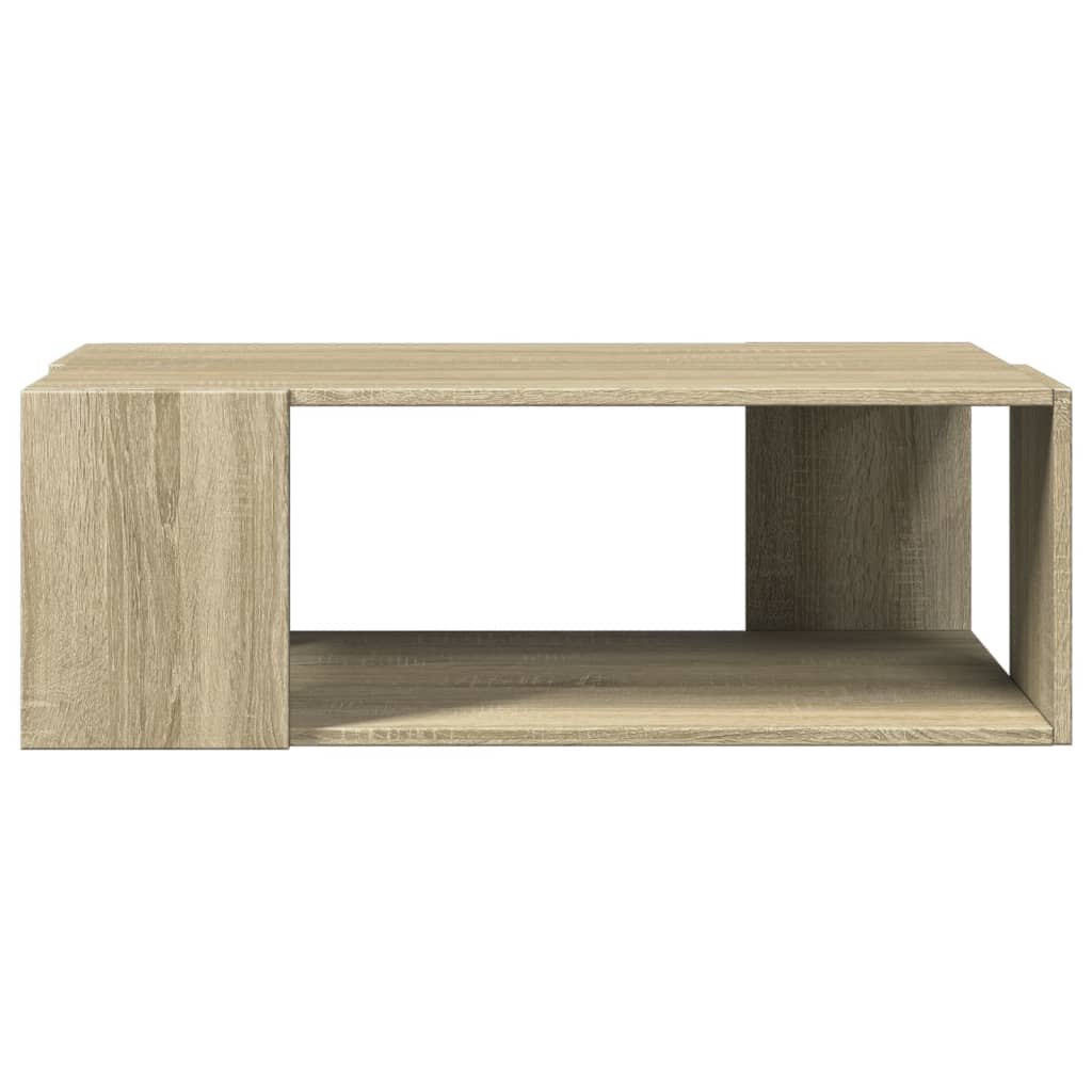 vidaXL Coffee Table Sonoma Oak 89.5x48x30 cm Engineered Wood 4