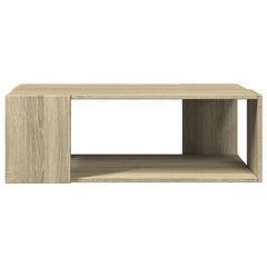 vidaXL Coffee Table Sonoma Oak 89.5x48x30 cm Engineered Wood 4