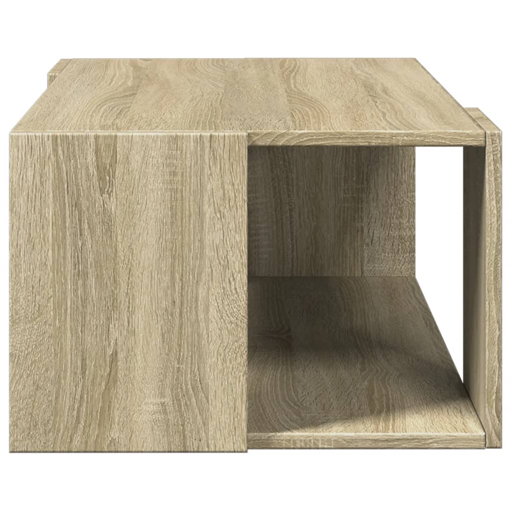 vidaXL Coffee Table Sonoma Oak 89.5x48x30 cm Engineered Wood 5