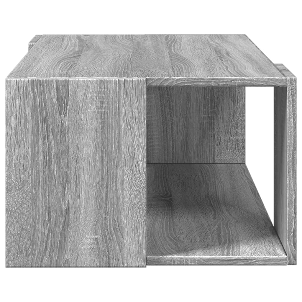 vidaXL Coffee Table Grey Sonoma 89.5x48x30 cm Engineered Wood 5