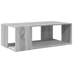 vidaXL Coffee Table Grey Sonoma 89.5x48x30 cm Engineered Wood 6