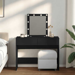 vidaXL Dressing Table with LED 100x40x130 cm