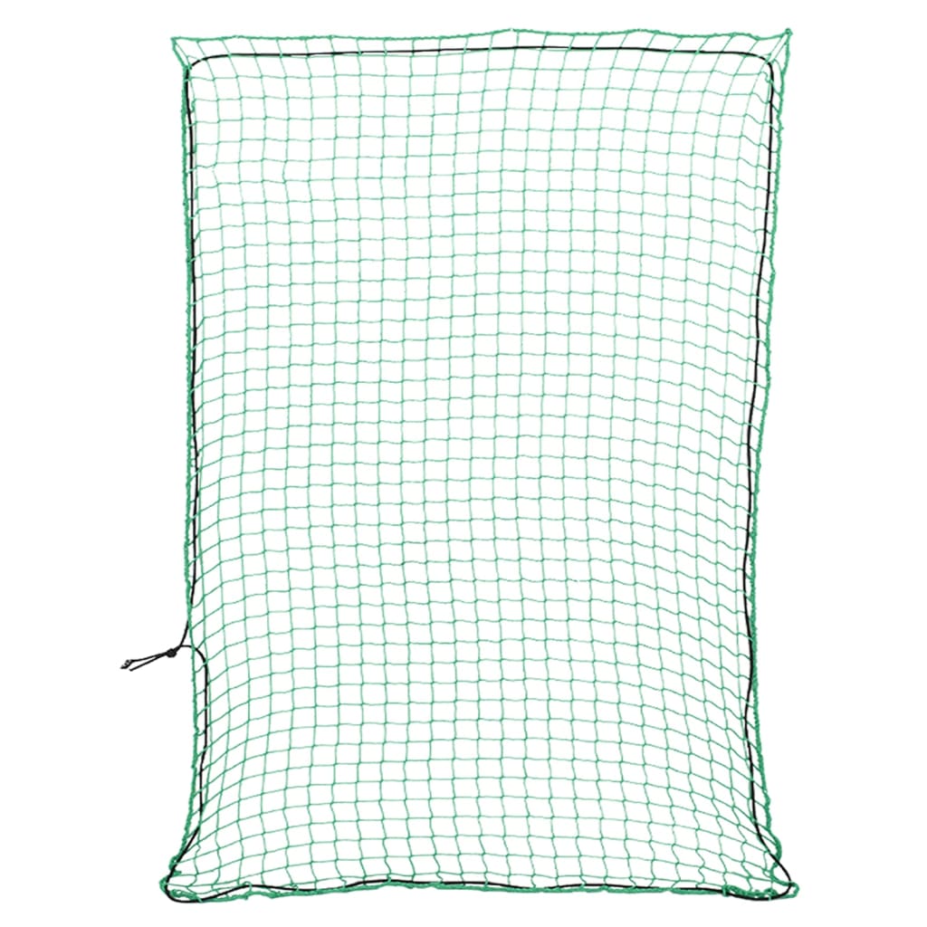 vidaXL Trailer Net with Elastic Rope Green 4x3 m PP 1