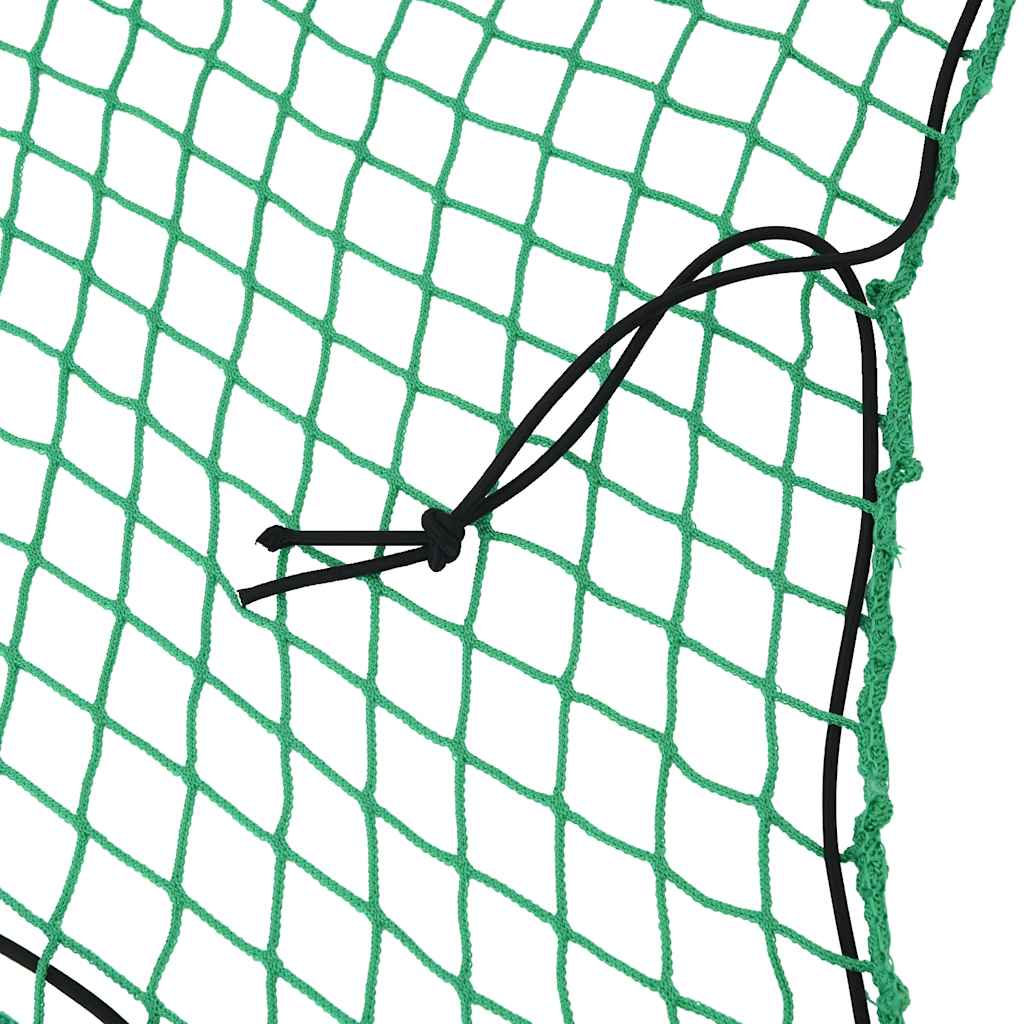 vidaXL Trailer Net with Elastic Rope Green 5x3 m PP 3