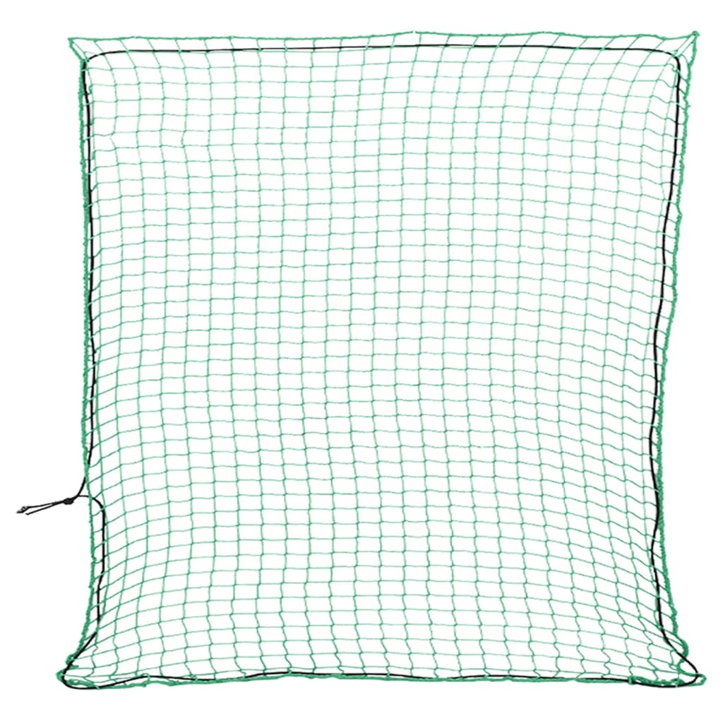 vidaXL Trailer Net with Elastic Rope Green 4x4 m PP 1