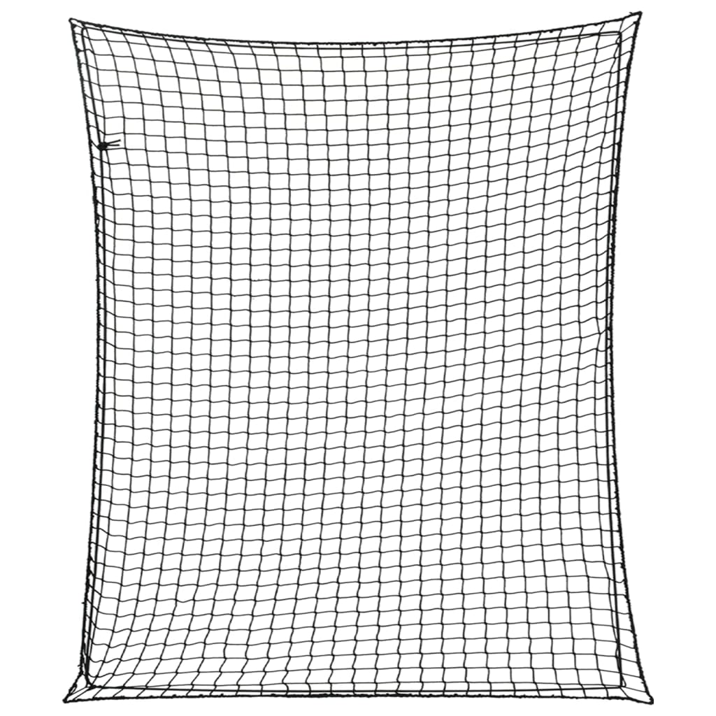 vidaXL Trailer Net with Elastic Rope Black 3.5x3 m PP 1