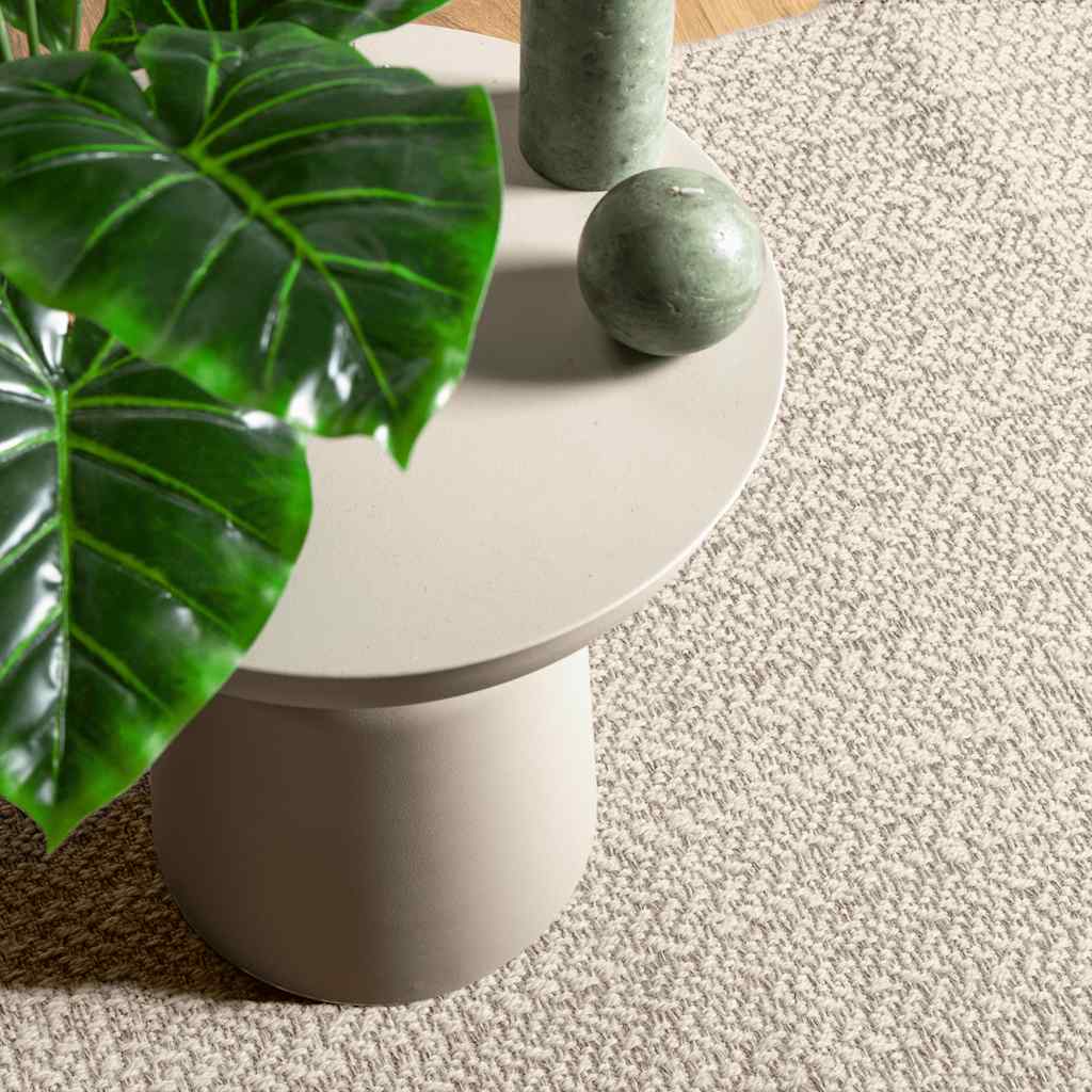 vidaXL Rug ZIZUR Cream 80x150 cm Jute Look Indoor and Outdoor 2