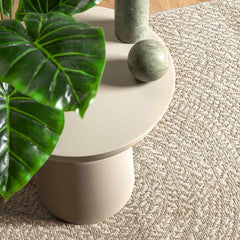 vidaXL Rug ZIZUR Cream 80x150 cm Jute Look Indoor and Outdoor 2