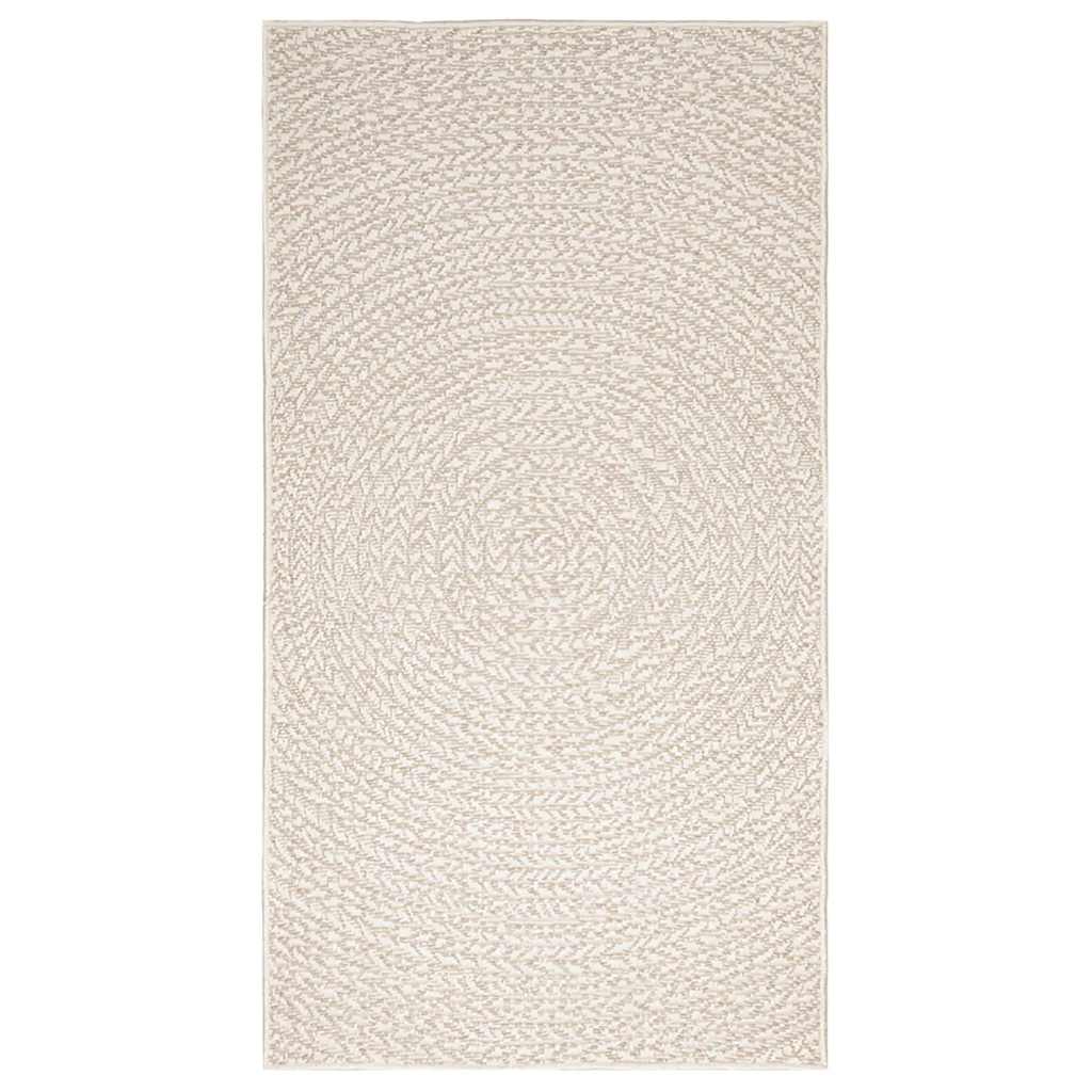 vidaXL Rug ZIZUR Cream 80x150 cm Jute Look Indoor and Outdoor 3
