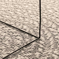 vidaXL Rug ZIZUR Cream 80x150 cm Jute Look Indoor and Outdoor 4