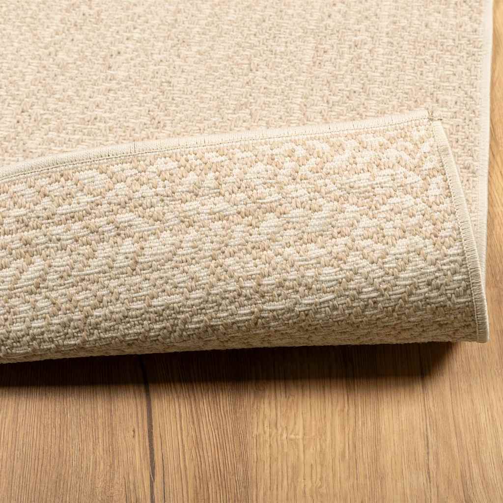 vidaXL Rug ZIZUR Beige 60x110 cm Jute Look Indoor and Outdoor 5