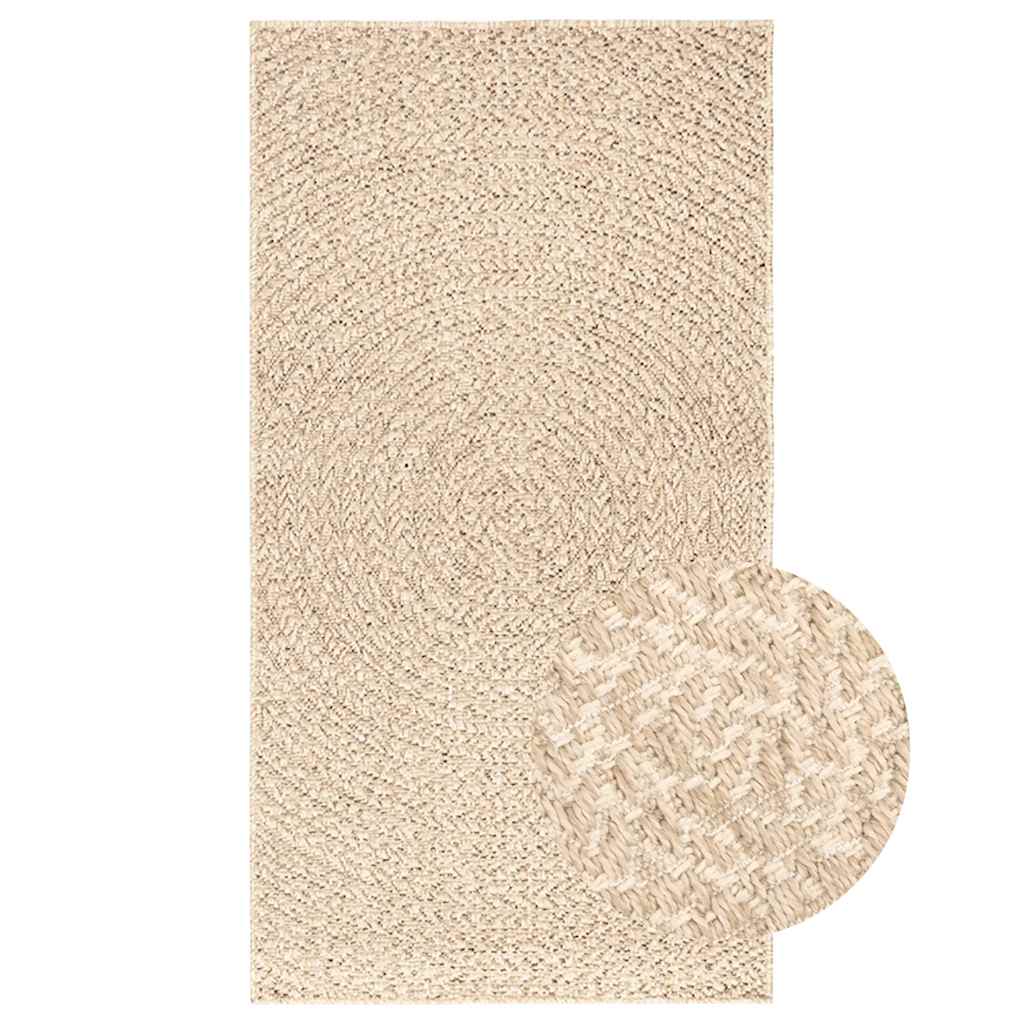 vidaXL Rug ZIZUR Beige 60x110 cm Jute Look Indoor and Outdoor 3