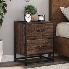 vidaXL Bedside Cabinet 40x31x50 cm Engineered Wood