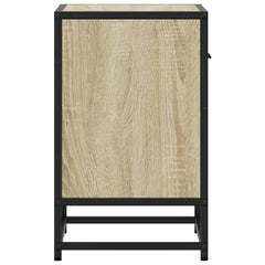 vidaXL Bedside Cabinet Sonoma Oak 40x31x50 cm Engineered Wood 6