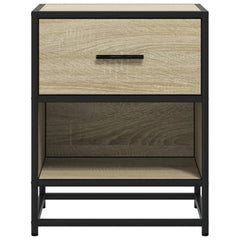 vidaXL Bedside Cabinets 2 pcs Sonoma Oak 40x31x50 cm Engineered Wood 5