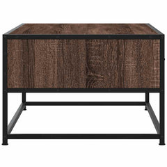 vidaXL Coffee Table Brown Oak 100x50x35 cm Engineered Wood and Metal 6