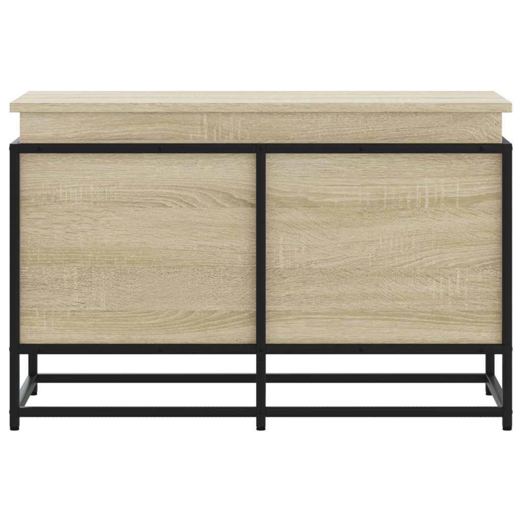 vidaXL Storage Box with Lid Sonoma Oak 80x40x51.5 cm Engineered Wood 4