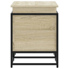 vidaXL Storage Box with Lid Sonoma Oak 80x40x51.5 cm Engineered Wood 5