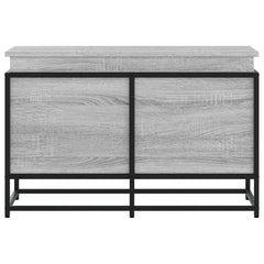 vidaXL Storage Box with Lid Grey Sonoma 80x40x51.5 cm Engineered Wood 4