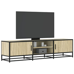 vidaXL TV Cabinet 100x35x41 cm Engineered Wood and Metal