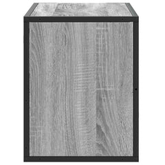 vidaXL TV Cabinet Grey Sonoma 80x31x39.5 cm Engineered Wood and Metal 5
