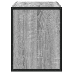 vidaXL TV Cabinet Grey Sonoma 100x31x39.5 cm Engineered Wood and Metal 5