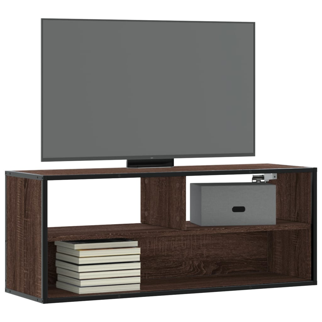 vidaXL TV Cabinet 60x31x39.5 cm Engineered Wood and Metal