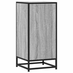 vidaXL Sideboard Grey Sonoma 35.5x35x76 cm Engineered Wood and Metal 6